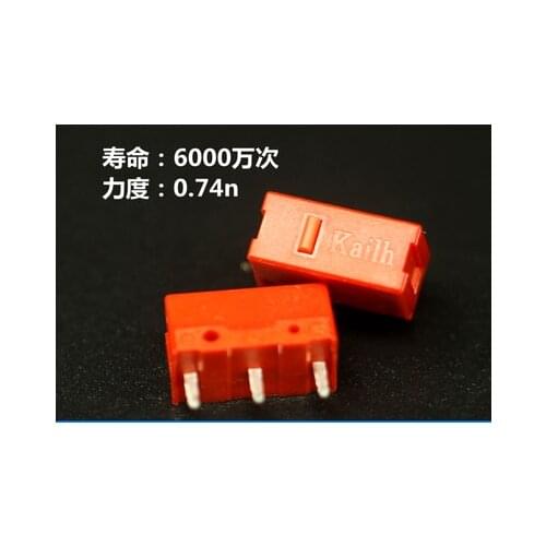 Micro Switch 2PCS Kailh GM switch 60M life gaming mouse button red dot suitable for Logitech G403 G900 G903 G304 305 Sensei TEN