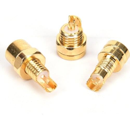 MMCX Female Copper Jack Solder Wire Connector PCB Mount Pin IE800 DIY Audio Plug Adapter Connectors