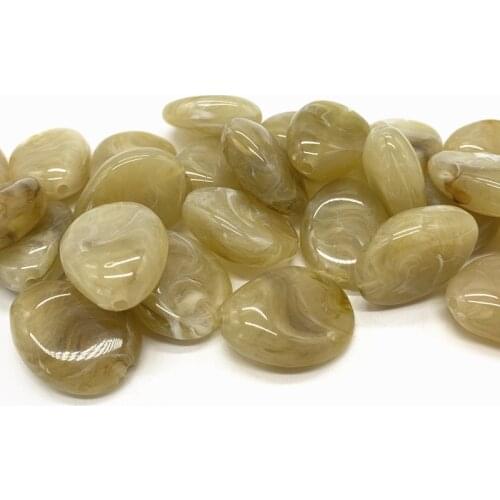 New 10pcs/lot 25mm Water Droplets Acrylic Beads Spacer Loose Beads For Jewelry Making DIY Bracelet Earring#QW03