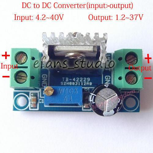 DC 5-40V to 3.3V 5V 9V 12V 24V DC- DC Buck Step Down Converter Volt Linear Regulator