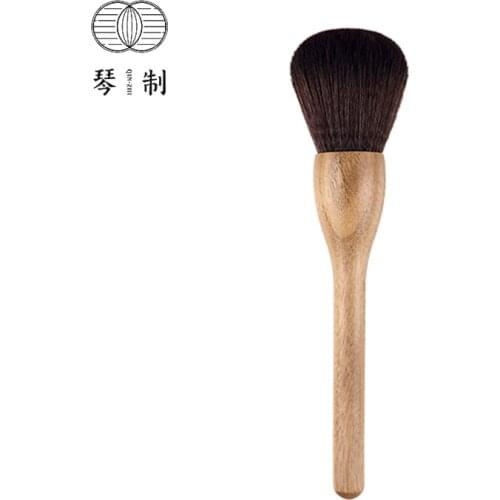 QINZHI Professional Handmade Make Up Brush B40 Round Face Powder Brush Soft Synthetic Fiber Makeup Brushes