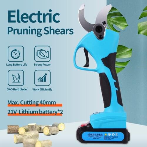 SC-8605 SUCA Professional Cordless Electric Pruning Shears Power Cutter Tool Orchard Scissors Garden Tree Branch Pruner Trimmer