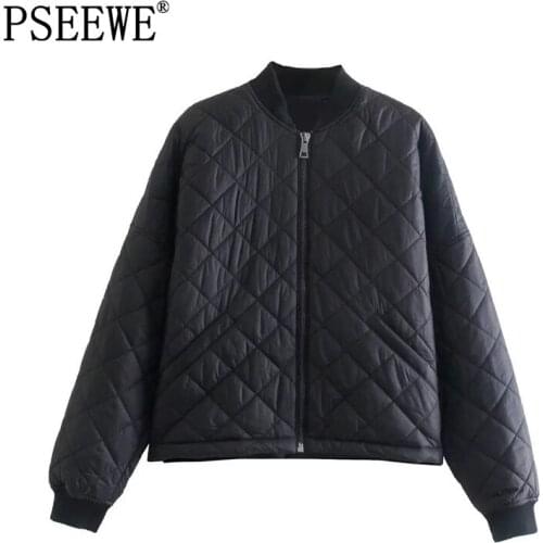 Женские черные бомберы TRAF China At AliExpress