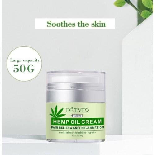 50g Hemp seed oil cream moisturizing cream repairing cream pain relief Skin care beauty products skin care products
