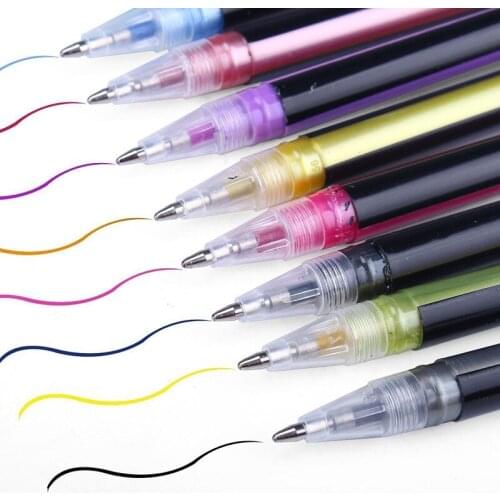 1 Mm 48 Color Highlighter Gel Pens Marker for Crafting Doodling Drawing Kid and Adult