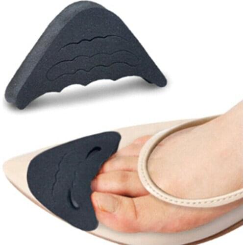 1 Pair Women High Heel Half Forefoot Insert Toe Plug Cushion Pain Relief Protector Big Shoes Front Filler Adjustment Sponge OPK