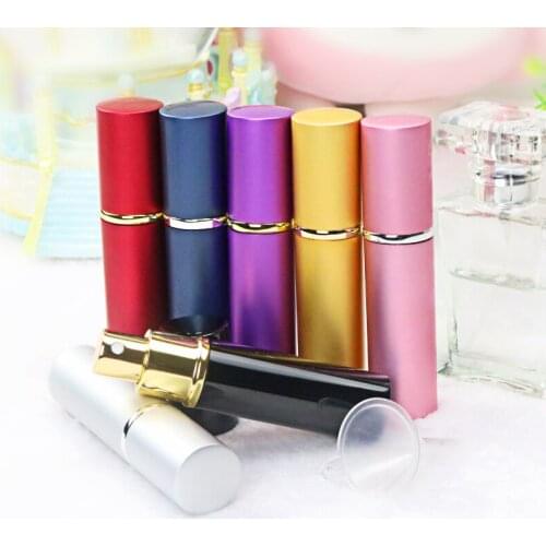 10ML Hot Selling Refillable Portable Mini perfume bottle Traveler Aluminum Spray Atomizer Empty Parfum bottle