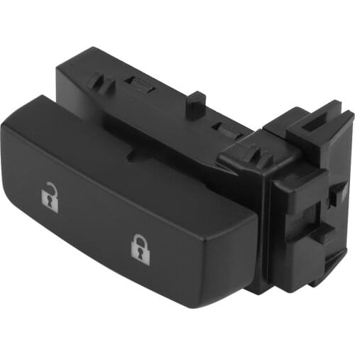 15804093 Black Aftermarket Replacement Front Left Driver Side Power Door Lock Switch for Chevy Silverado GMC Sierra Truck