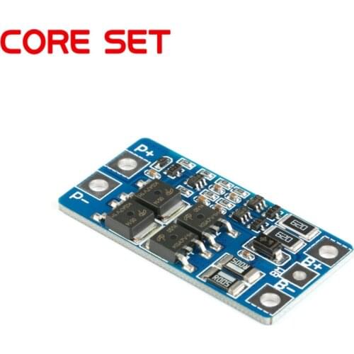 2PCS 2S li-ion Lithium 10A 7.4V 18650 Battery Charger Board with 8.4V Balance Function Charger Protection Module DIY BMS PCM PCB