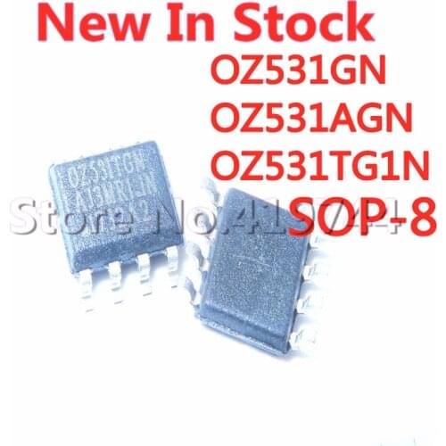 5PCS/LOT OZ531TGN SOP-8 [TGN mantissa] LCD power management chip IC In Stock NEW original IC