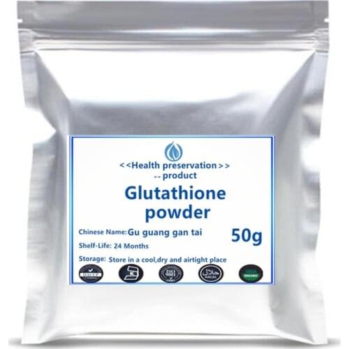99% Food Grade Glutathione Powder Glutathion for body GSH powder Skin Whitening Dark Black Skin Lightening spots supplement