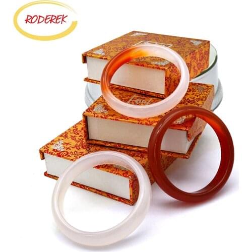 Different Size Agate Jade Bangles Woman Bracelet Jewely For Body Health Skin Care