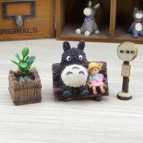 Anime TOTORO Cute PVC Action Figure Resin Collection Model Toy Doll Gifts