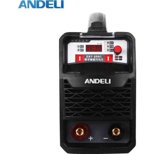 Andeli Smart Draagbare Eenfase Mma 250 Spot Lassen Booglassen Machine Dubbele Low Voltage arc welder 220v dc Inverter Lasmachine