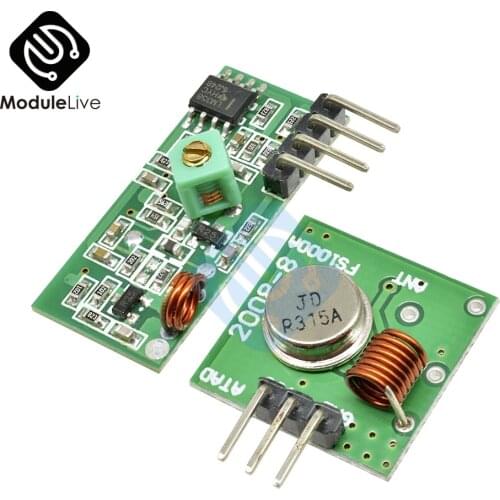 315Mhz RF Wireless Module Transmitter Receiver Link Kit 5V DC For Arduino Raspberry Pi /ARM/MCU WL