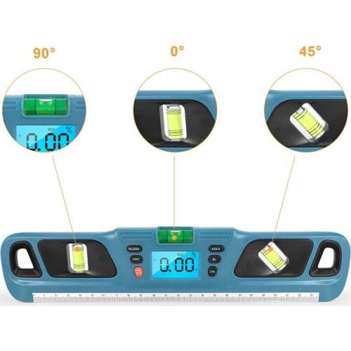 Digital Level Inclinometer HW-200 Electronic LED Display Protractor Measuring Tool Instrument Magnetic Base Digital Level