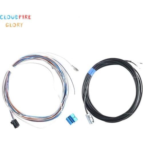 RCD330 MIB AV Rear View Camera RVC Reverse Parking Camera Harness Cable Wires For VW Tiguan Jetta MK6 Passat B7 Touran