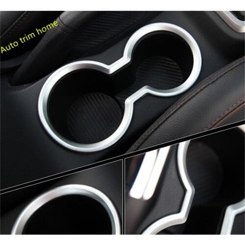 Lapetus Matte Interior Central Water Cup Holder Decoration Cover Trim For Hyundai Creta IX25 2015 2016 2017 Auto Accessories