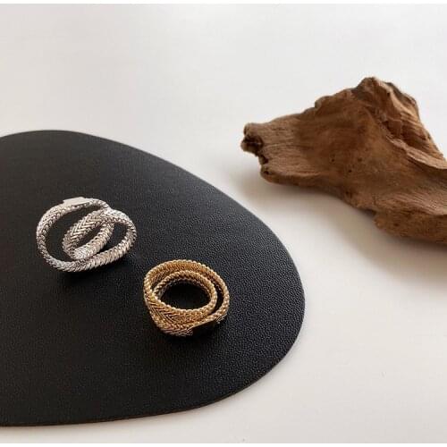 Fashionable exquisite wearing snake bone soft chain ring fashion temperament Joker ring children simple ins super fairy