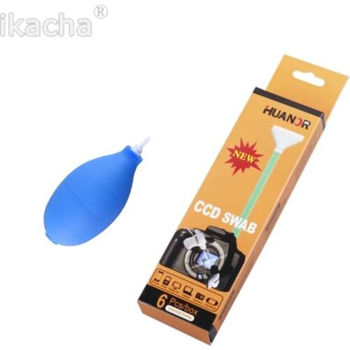 2in1 Camera Cleaning Full Frame 24mm CCD Swab Air Blower Cleaner Kit For Samsung Canon Nikon Sony Pentax DSLR Camera Filter