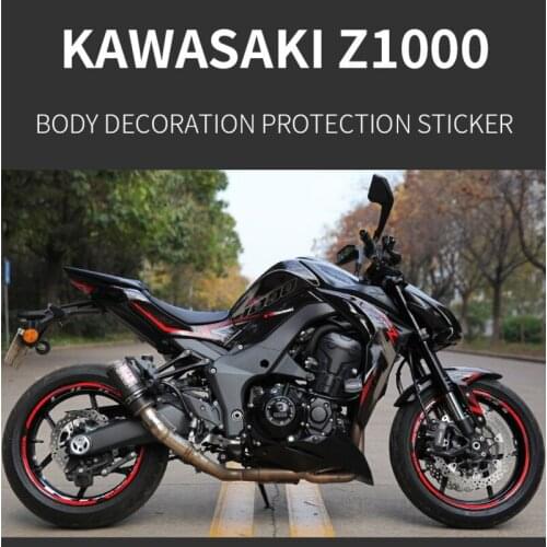 Motorcycle Motorcycle Decal Sticker Fuel Tank Sticker and Whole Body Drawing for Kawasaki Z1000