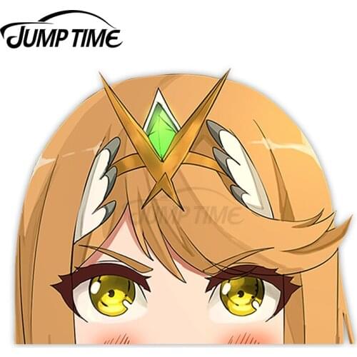 Jump Time Mythra Peeker Anime Peeking Sticker Window Car Truck Vinyl Decal Art Boat