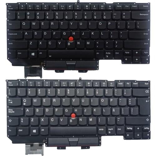 New US keyboard for Lenovo IBM ThinkPad X1 Carbon 2017 5th US laptop keyboard Black Backlit