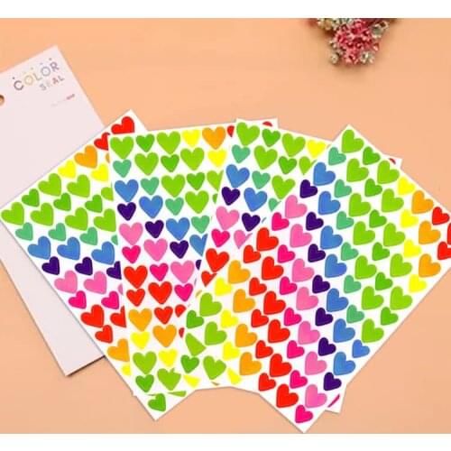New Childrens Hand Account Rainbow Love DIY Creative Glass Sticker Album Manual Set with Small Gifts
