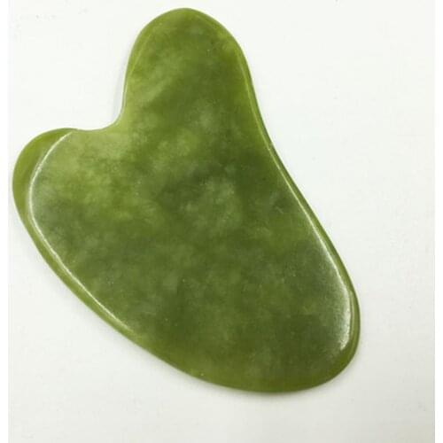 New Natural Jade Stone Calf horn Guasha Board Massage Tool SPA Therapy Gua Sha Massager Body Care Scraping Board