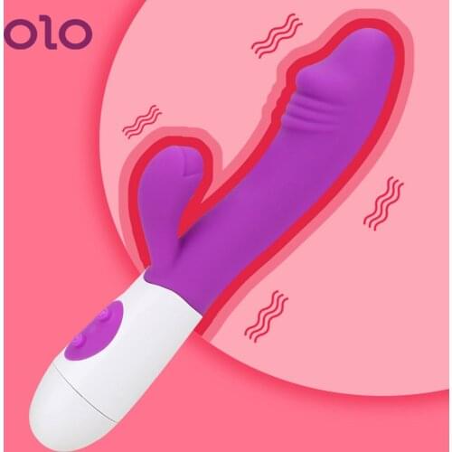 OLO Dildo G-Spot Vibrator for Women Rabbit Vibrator 7 Speed Vaginal Clitoral Massager Female Masturbation Sex Toys for Women