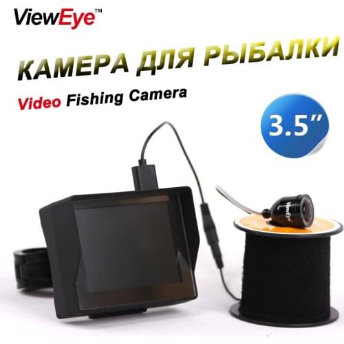 Visible Video Fish Finder Underwater Ice Fishing Camera HD 1000TVL 8pcs IR LED 15m/30m Cable Russian Language Night Vision Cam