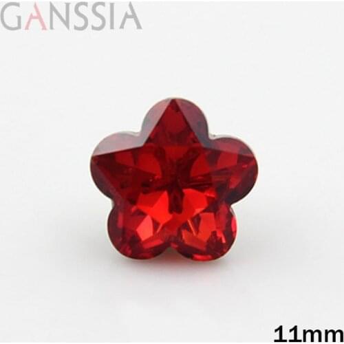10pcs/lot Size:11mm High quality Red imitation gemstone buttons Sewing buttons for shirt Crystal buttons for garments(SS-122-1)