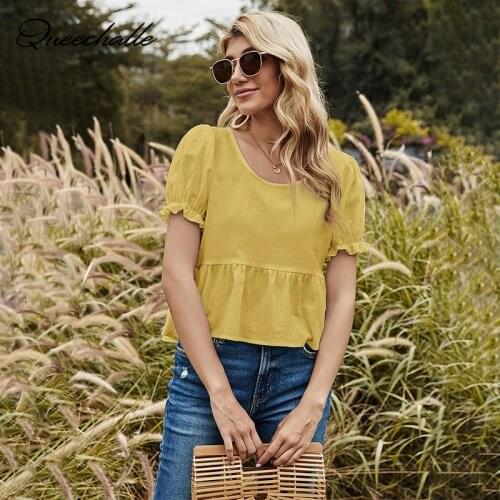 QUEECHALLE Women's Short T-shirts