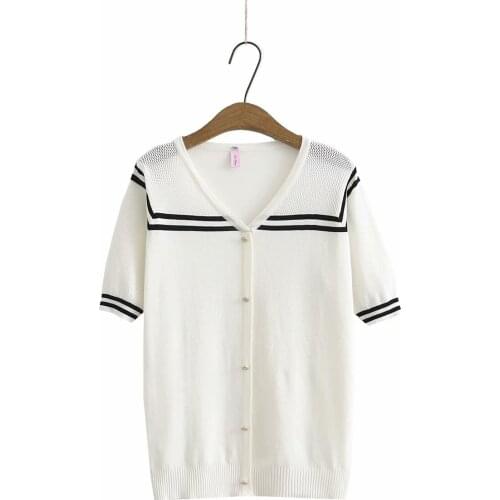 Plus size Icy silk V-neck hollow out short sleeves women tshirts 2021 summer ladies t shirts female tops black white t-shirts