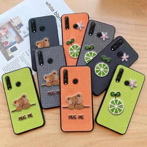 Luxury Embroidery For Huawei Nova 4 Phone Case Funda Protector Fashion Soft Silicone for Huawei Nova 4 Back Cover Cute Koala VCE
