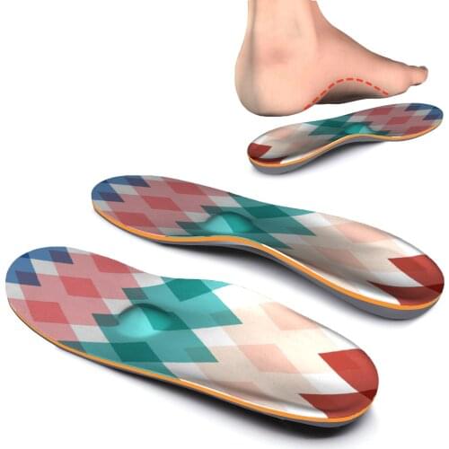 Pink Memory Foam Best Orthotic Insoles EVA-High Arch Support For Plantar Fasciitis Women and Men Running Athletic Shoe Insoles