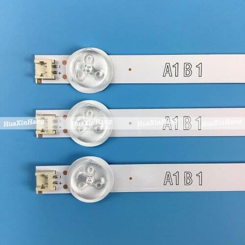 3pcs 630mm LED Strips 7leds for LG 32" ROW2.1 REV 0.9 A1 B1 B2 Type 6916L-1437A 6916L-1438A 6916L-1426A 6916L-1204A AGF78180101