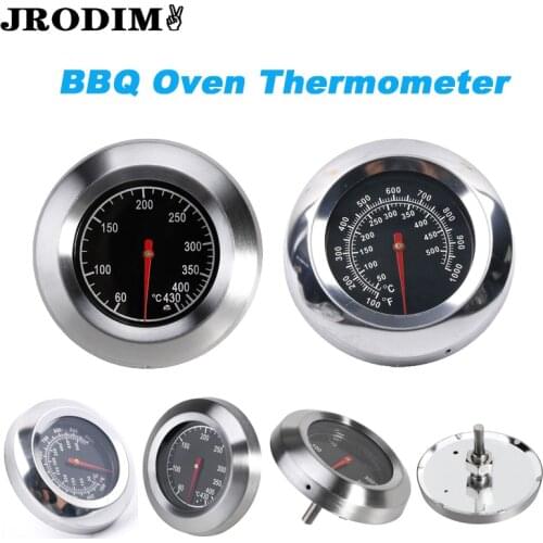 1000 Celsius Stainless Steel Barbecue Thermometer Oven Thermometer BBQ Tools Outdoor BBQ Charcoal Grill Mini Thermometer Gauge