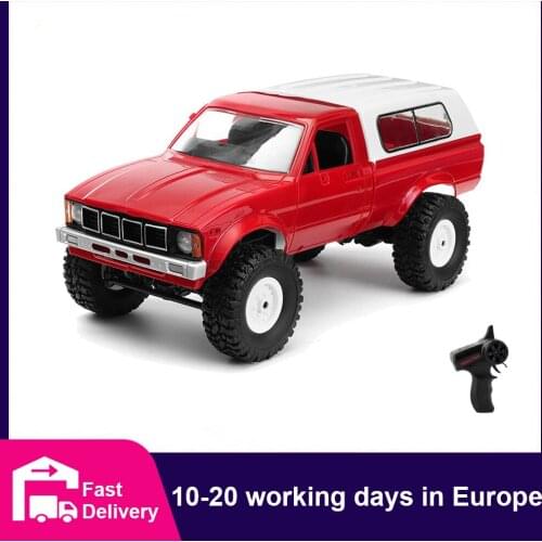 WPL C24 RC Car 1:16 Scale Remote Control Car 2.4GHz All Terrains Off Road Pickup RC Monster Vehicle Truck Crawler Toys for Kids