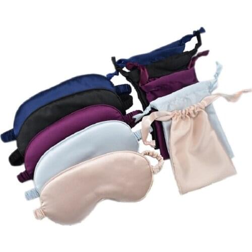 1Pc Eyeshade Sleeping Eye Mask Cover Eyepatch Blindfold Solid Portable New Rest Relax Eye Shade Cover Soft Pad