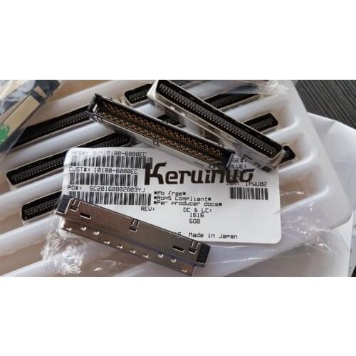 10168-6000EC 10180-6000EC 10168 10180 3 M 68P 80P PLUG SHIELDED IDC WIREMOUNT