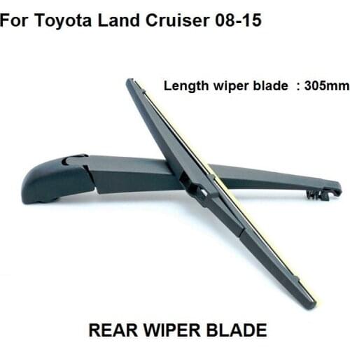 2008-2015 For Toyota Land Cruiser Rear Window Wiper Arm with Blade Set 12"/305mm