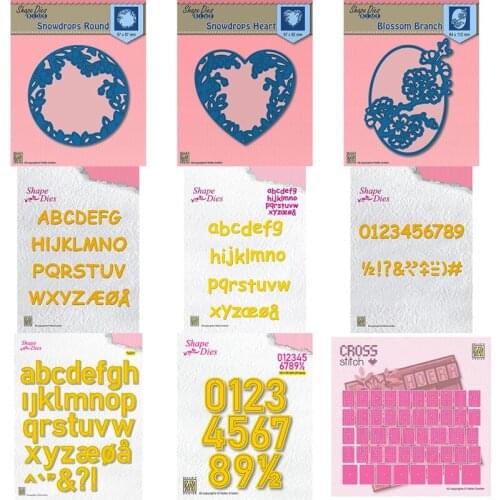 2021 AliliArts Metal Cutting Dies Letter & Number diy Scrapbooking Photo Album Decorative Embossing PaperCard Crafts Die