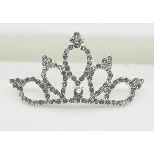 5pcs/lot 60*33mm Flat back Princess Crown Crystal Rhinestones Jewelry Decor Birthday party DIY hair flower center scrapbooking