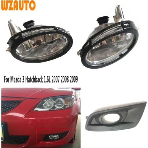 Car Driving Front Fog Lamp Fog Light Left Right For Mazda 3 Hatchback 1.6L 2007 2008 2009 RH LH Fog Lamp Fog Light Cover