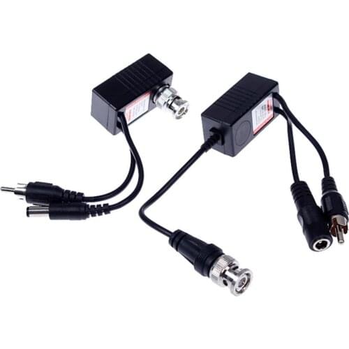 CCTV RJ45 UTP Video Balun Transceiver BNC For AHD CVI TVI Camera With Audio Video Input Output