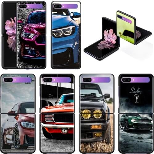 Smartphone Case For Samsung Galaxy Z Flip 3 5G Back PC Cases Hard Capa Shell Hard Cover Fundas Luxury sports car Super Car