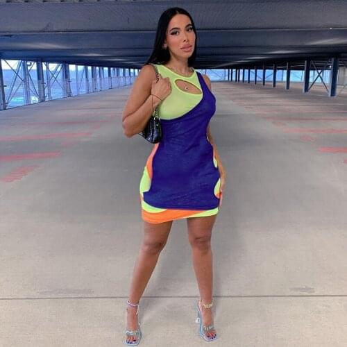 DSMTRC Colored Summer Dresses