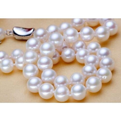 Huge18"12mm natural south sea genuine white round pearl necklace good luster