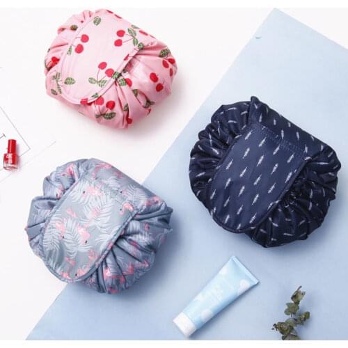 Korean Makeup Organizer Travel Storage Bag Creative Colorful Rope Makeup Jewerly Storage Case Women Cosmetic Bag